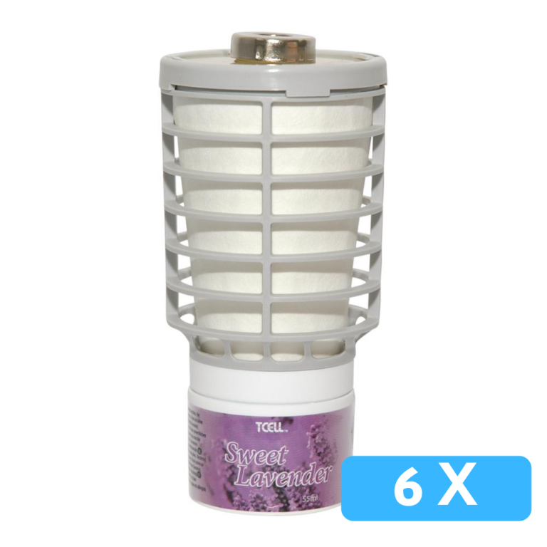 Euro Products | Luchtverfrisser | Tcell | Sweet lavendel | Navulling 6 stuks
