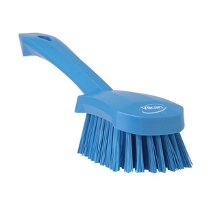 Vikan | Afwasborstel | Blauw | Korte Steel | Per stuk