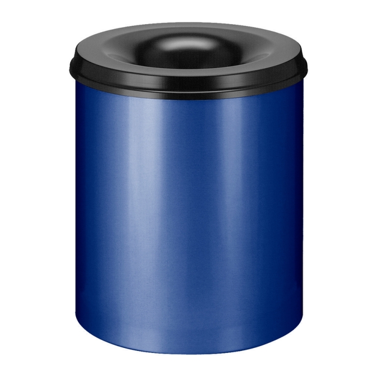 Papierbak vlamdovend 80ltr blauw/zwart