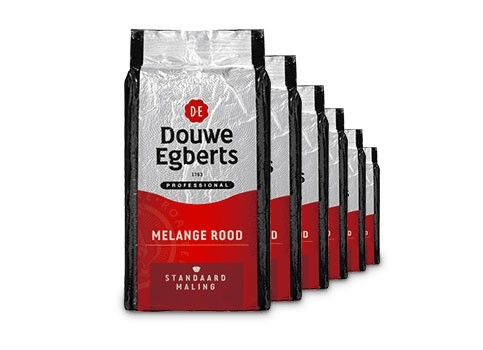 Douwe Egberts | Melange Rood Snelfilter | Doos 6 x 1 kg