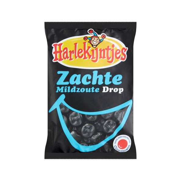 Harlekijntjes | Zachte Mildzoute Drop | 12 x 300 gram