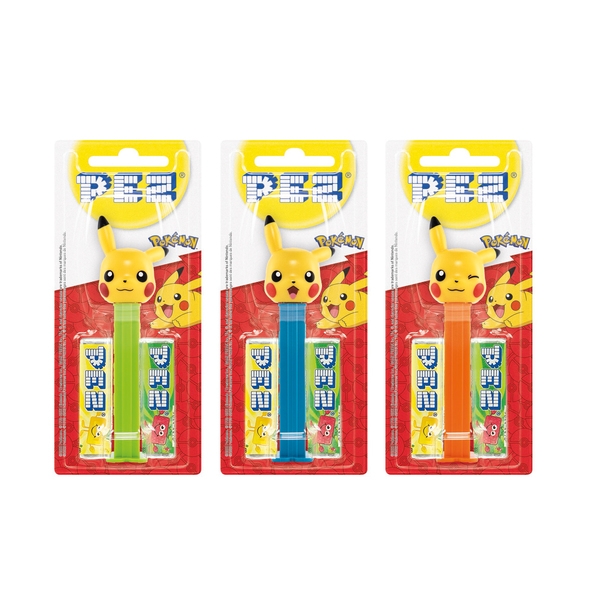 Pez | Pokemon Pikachu 1+2 | 12 x 17 gram