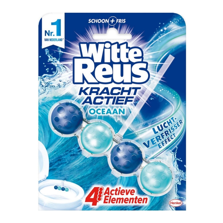 Witte Reus | Toiletblok Actief Oceaan | 10 x 50 gram