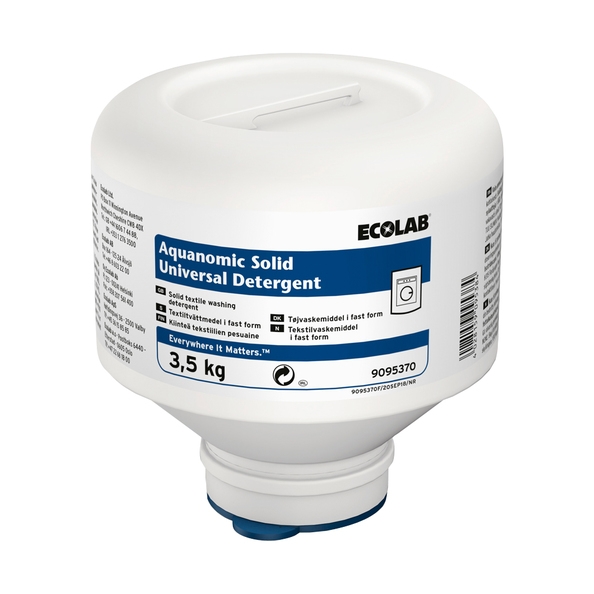 Ecolab | Aquanomic Solid Universal Detergent | 3,5 kg | 2 stuks