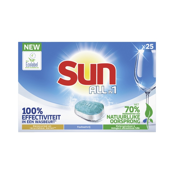 Sun | All-in-1 Tabs Normaal | 7 x 25 stuks