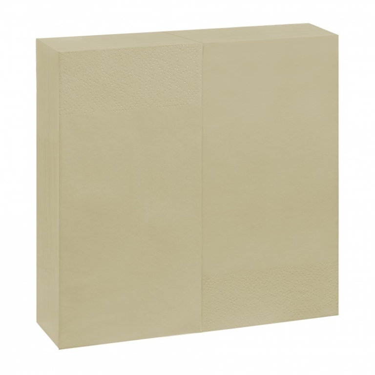 Servetten 2-laags | 1/8 vouw | Creme | 40x40cm | 32x50 stuks