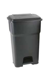 Hera | Pedaalemmer Zwart | 85 liter | Per stuk