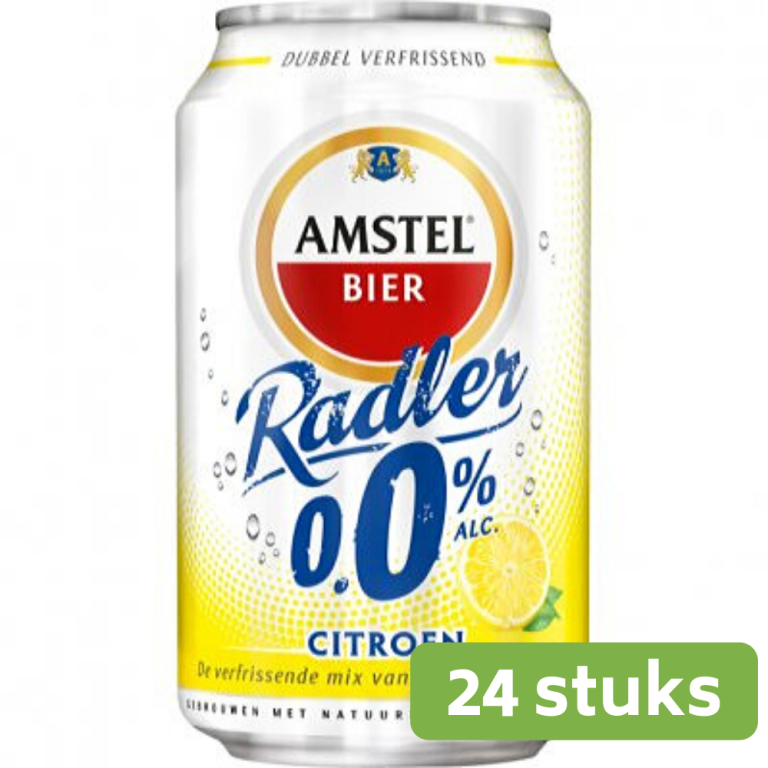 Amstel | Radler 0,0% Alcoholvrij | 24 x 33 cl.