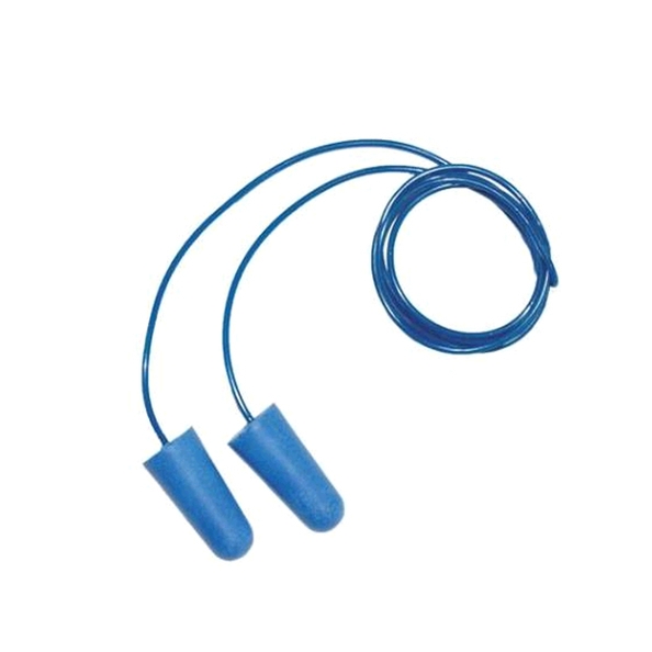 M-safe | Oordop Blauw Detectable met Koord | 200 stuks