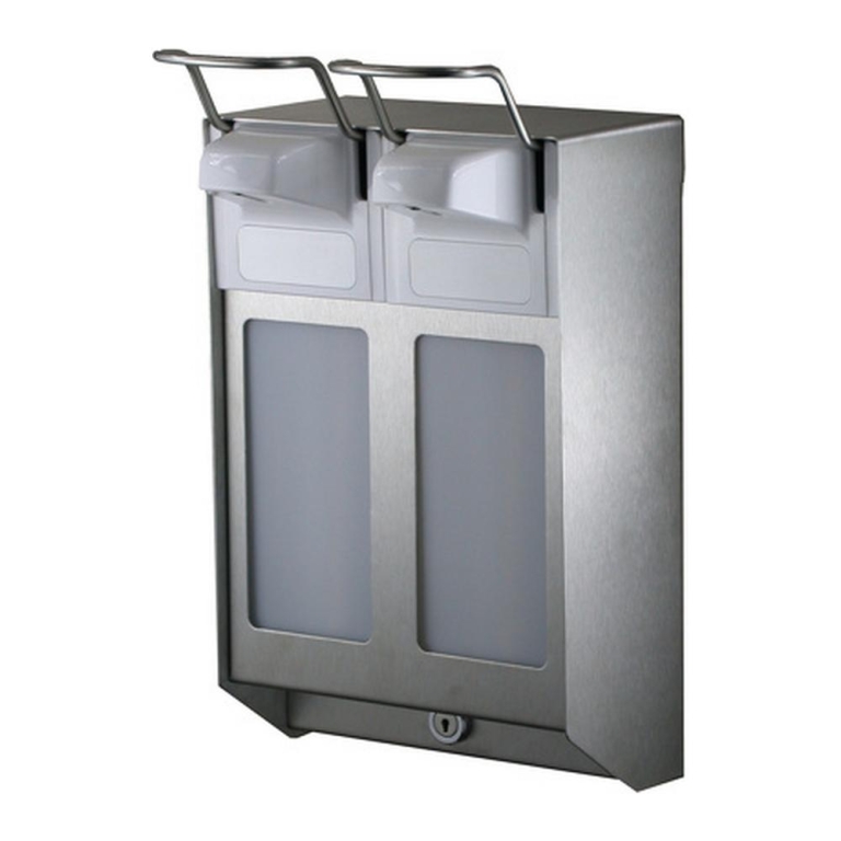 MediQoline DUO Zeep & desinfectiemiddeldispenser 1000 ml KB RVS