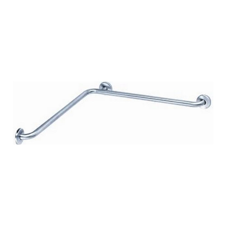 MediQoline | Hoekgreep | RVS | Wandmontage