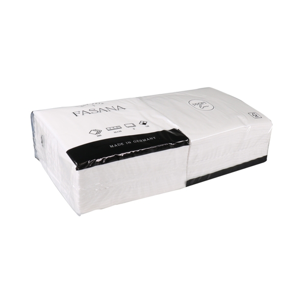 Servet | Wit | 2-Laags | 33x33cm | 1/4 Vouw | 6 x 250 stuks