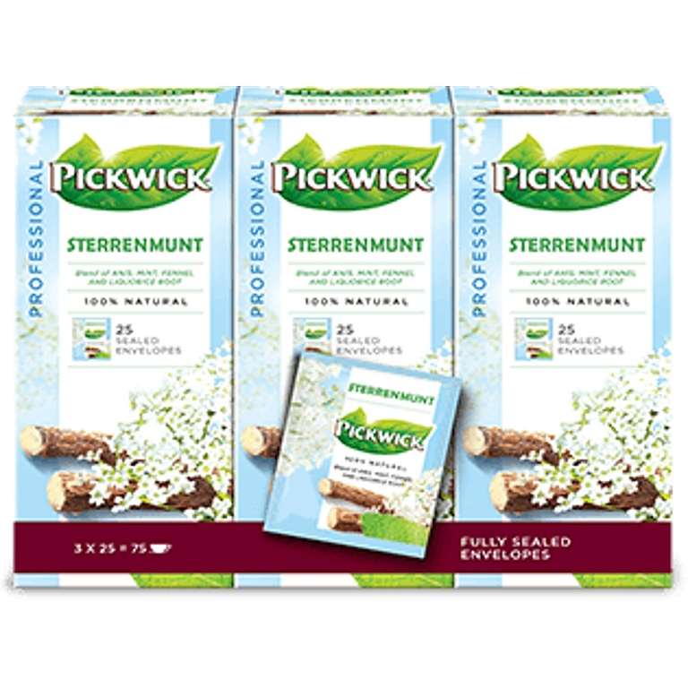 Pickwick | Professional | Sterrenmunt | 75 x 2 gram
