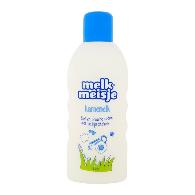 Melkmeisje | Bad & Douchecreme Karnemelk | 1 liter