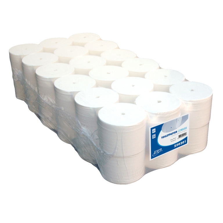 Euro Products | Toiletpapier | 2-laags | Coreless compact | 36 x 900 vel