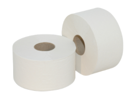 Euro Products | Mini Jumbo rol | Ecologisch Toiletpapier 2- laags | 12 x 180 meter