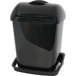 Euro Products | Mini Hygiënebak | Zwart | Inhoud: 8 liter