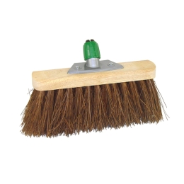 Straatbezem met Steelhouder | Cocos | 30 cm | Per stuk