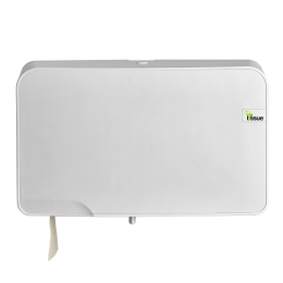 E-Tissue | Mini Duo Jumbo Toiletrolhouder | Wit
