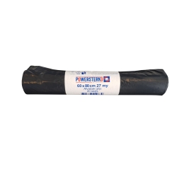 Powersterko | Afvalzak 27 MY | Grijs | 60 x 80 cm | 25 x 20 zakken
