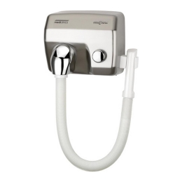 Mediclinics | Haardroger met slang | RVS look 