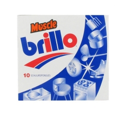Mr Muscle | Brillo | Schuursponsjes | 10 stuks