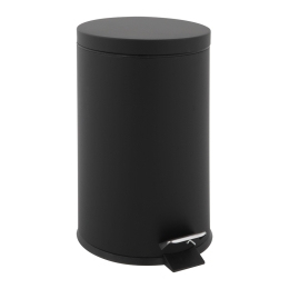 Pedaalemmer 20 liter zwart