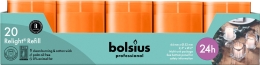 Bolsius | VOORDEELVERPAKKING | Relight Oranje kaarsen | Navulling 80 stuks