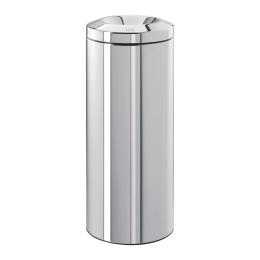 Brabantia papierbak vlamdovend rond RVS