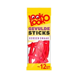 Look-O-Look | Gevulde Kersen Sticks | 15 x 115 gram