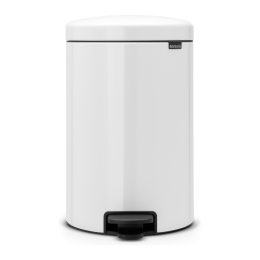 Brabantia Pedaalemmer 20 liter NewIcon wit