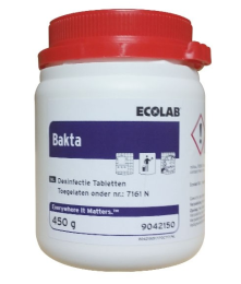 Ecolab | Bakta | Desinfectietabletten | 250 stuks