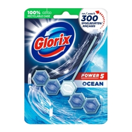 Glorix | Toiletblok Power Ocean | 9 x 55 gram
