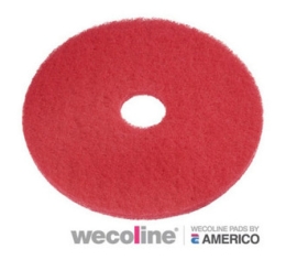 Wecoline | Vloerpad | Rood | 17 inch | 5 stuks