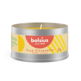 Bolsius | True Citronella | Geurkaars in Blik | 4 stuks
