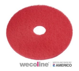 Wecoline | Vloerpad | Rood | 10 inch | 5 stuks