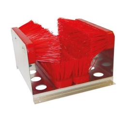 Betra | Schoenveger | 4 borstels | Rood | 35 x 32 x 22 cm