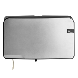 E-Tissue | Mini Duo Jumbo Toiletrolhouder | Zilver