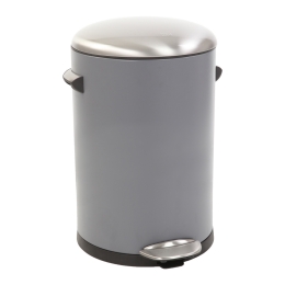 EKO Pedaalemmer Belle Deluxe 12 liter grijs
