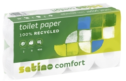 Satino Comfort | Recycled tissue 2-laags | 40 rollen x 400 vel | 062480 