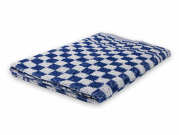 Wecoline | Keukenhanddoek | Blauw-wit geblokt | 60 x 60 cm | 6 stuks