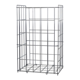 Mediqoline | Afvalkorf | Aluminiumlook | Inhoud: 60 liter