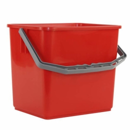 Betra | Emmer | Rood | 6 liter | Werkwagen-emmer