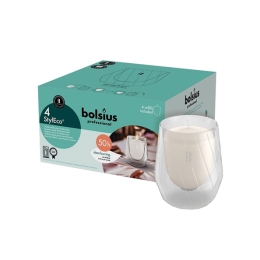 Bolsius | Styleco | Houder Transparant | 4 x 2 stuks