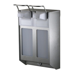 MediQoline | Zeep & desinfectiemiddeldispenser | 500 ml | RVS