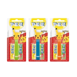 Pez | Pokemon Pikachu 1+2 | 12 x 17 gram