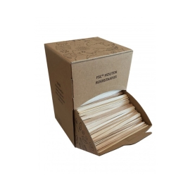 Meesterschap | Roerstaafje | Hout | Doos 10 x 2000 stuks