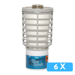 Euro Products | Luchtverfrisser | Tcell blue splash | Navulling 6 stuks