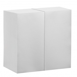 Airlaid | Servetten 1-laags | 1/8 vouw | Wit | 40x40cm | 10x50 stuks