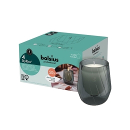 Bolsius | Styleco | Houder Grijs | 4 x 2 stuks